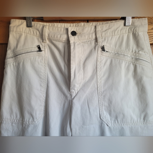 H&M white cargo pants - size 10 - Picture 3 of 7